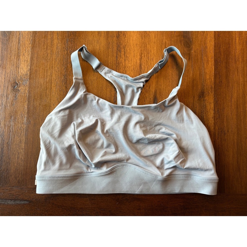 Harper Wilde Bliss Racerback Sports Bra Light Blue Adjustable Straps 3XL Women